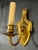 Neoclassical 1920's Neoclassic Style Gilt Bronze One Light Sconces - a Pair For Sale - Image 3 of 5