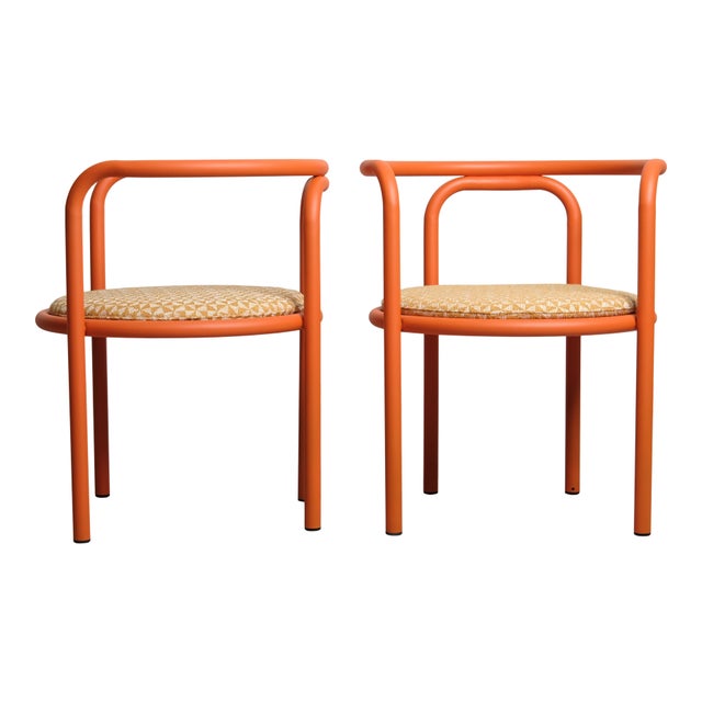 Orange Locus Solus Armchairs by Gae Aulenti for Poltronova, Italy, 1967, Set of 6 For Sale - Image 11 of 18