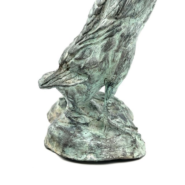 Chinese Duck Figurine in Bronze, 1990s For Sale - Image 9 of 14