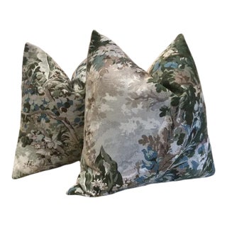 Cowtan and Tout “Rutland“ in Verdure Pillows- a Pair For Sale