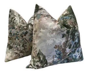 Cowtan and Tout “Rutland“ in Verdure Pillows- a Pair