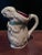 Off-white French Majolica Rabbit Pitcher Made for the Int'l Exhibition in Paris ca 1900 For Sale - Image 8 of 10