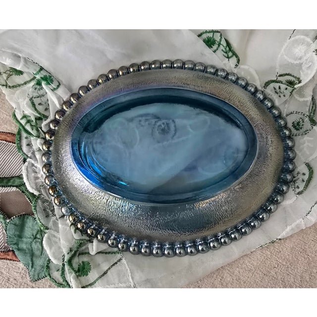 Indiana Glass Company Vintage Indiana Carnival Glass Hen on Nest For Sale - Image 4 of 4