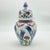 Handmade Ceramic “Kupecik” Ginger Jar (20cm) – Textured Relief Floral Pattern – Lidded Iznik Vase For Sale - Image 6 of 7