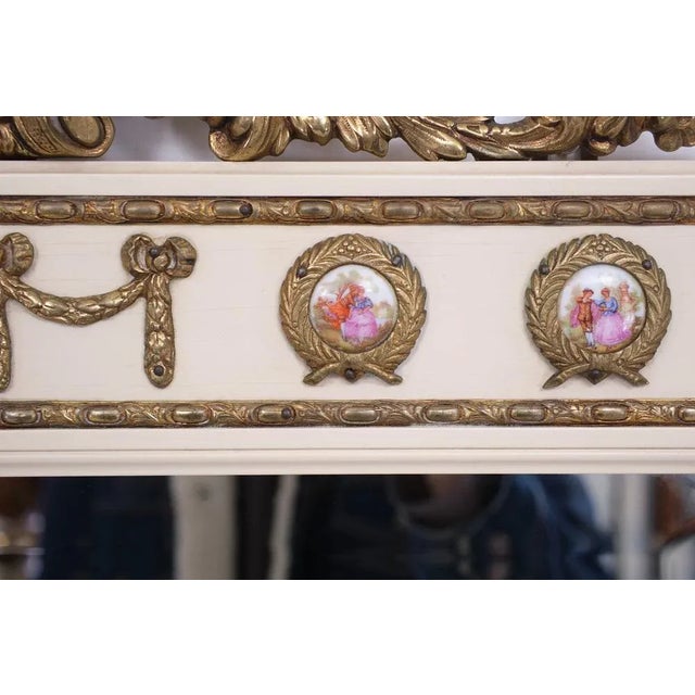 Louis XVI Console Table and Mirror from Mariner SA, Spain, 1950s, Set of 2 For Sale - Image 9 of 11