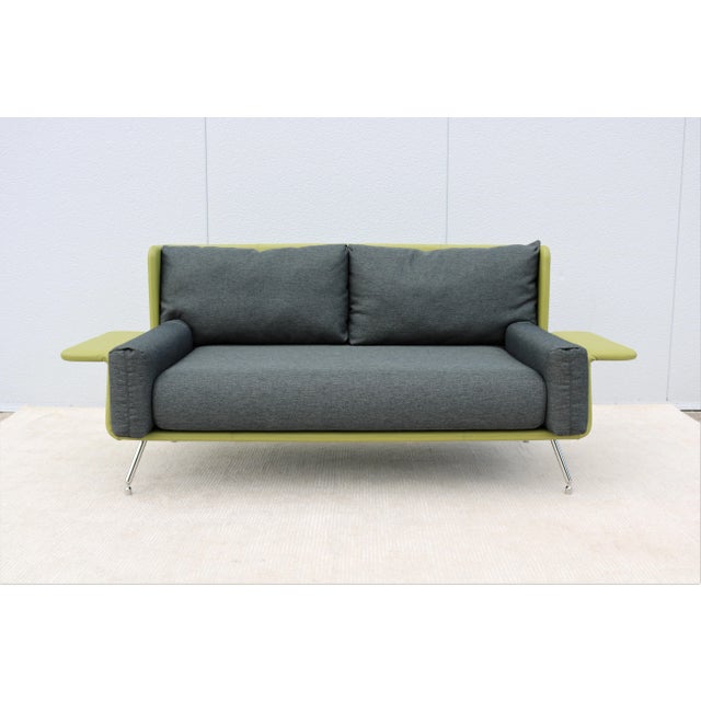 Knoll Contemporary Pierre Beucler for Knoll Architecture & Associes Residential Settee For Sale - Image 4 of 13