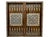 Handmade Mother of Pearl Backgammon & Chess Board 21” Wooden Game Set For Sale