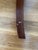 Mid 20th Century Curved Slated Side Upholstered Seat/Bench For Sale - Image 10 of 12