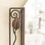 Metal 1920s French Iron Art Nouveau Leaf Mirror For Sale - Image 7 of 10