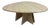 Vintage Italian Pear Shaped Travertine Coffee Table, 1980s For Sale