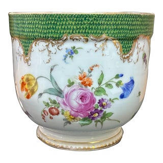 Richard Klemm Dresden Porcelain Cachepot, Circa 1900 For Sale