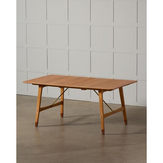 Brown Dining Set by Børge Mogensen, 1960s, Set of 7 For Sale - Image 8 of 16