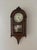 Mid 19th Century Antique Victorian Burr Walnut Wall Clock, 1860s For Sale - Image 5 of 9