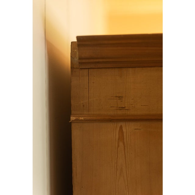 Early 20th Century Pine Wardrobe For Sale - Image 6 of 9