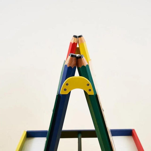 Multicolor Easel Chalkboard For Sale - Image 3 of 8
