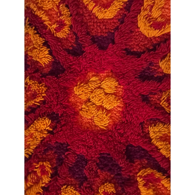 German Handmade Wall Tapestry in Wool, 1970s, in Flawless conditions. Designed 1970 to 1979 I have official proof of...