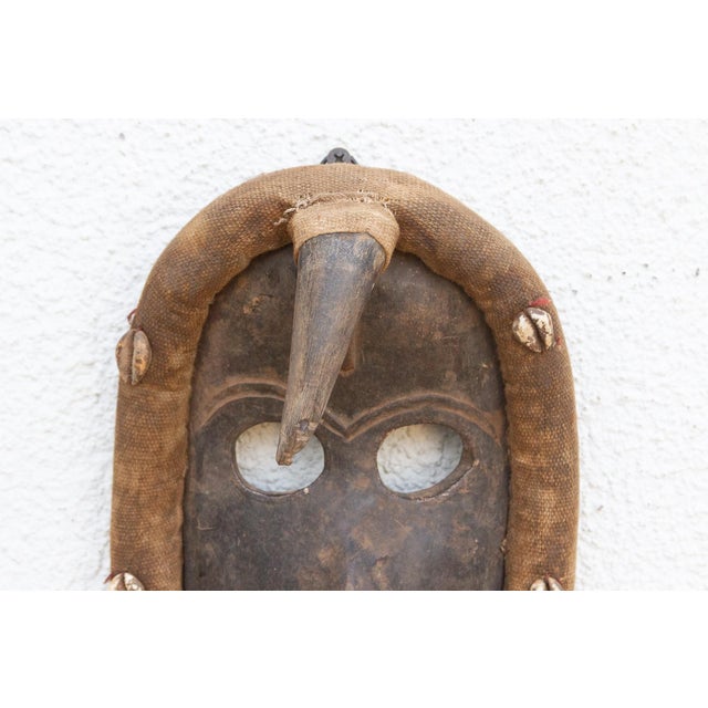 Wood Vintage Symbolic African Kuba Mask For Sale - Image 7 of 8