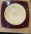 Mid 20th Century Mid Century Acrylic and Raffia Coaster in Metal Holder For Sale - Image 5 of 6