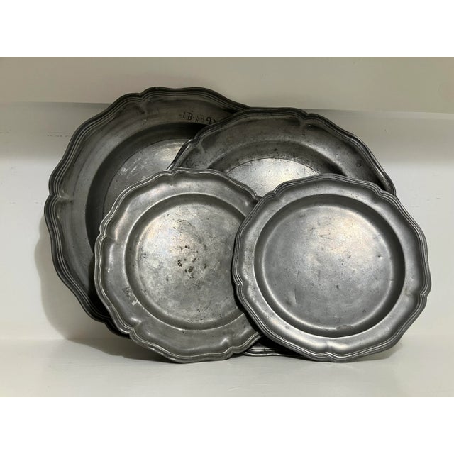 Early 19th Century Old English Pewter Platter For Sale In Monterey, CA - Image 6 of 6