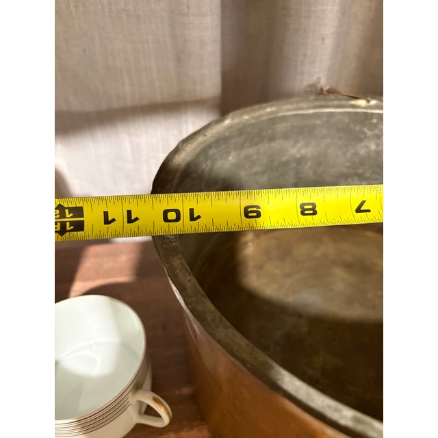 19th Century Copper Pot or Ice Bucket With Greek Fraternity Letters For Sale In New York - Image 6 of 6