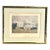 1979 Jimmy & Rosalynn Carter Official White House Christmas Gift Framed Print, Lefevre Cranstone For Sale
