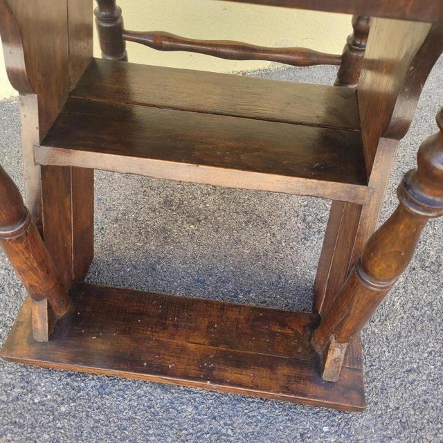 19th Century Convertible Library Step Stool Chair For Sale - Image 9 of 15