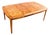 Vintage Mid Century Modern Walnut & Burl Extension Dining Table by Cal Mode For Sale