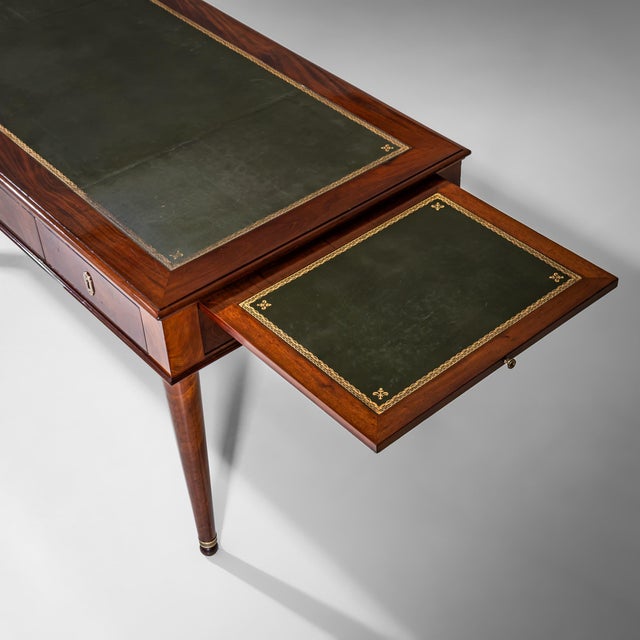 Metal Empire Bureau Plat, France, Early 19th Century For Sale - Image 7 of 13