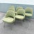 A striking set of six authentic 2001 Eero Saarinen Executive Side Chairs, model 72C, for Knoll, showcasing the designer’s...