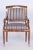 Brown Biedermeier Armchair in Walnut Veneer and Oak, 1830s For Sale - Image 8 of 13