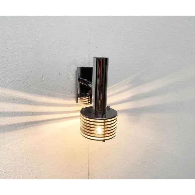 Mid-Century Space Age Chrome Wall Lamp, 1960s For Sale - Image 5 of 18