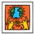 Untitled, (World), Keith Haring For Sale