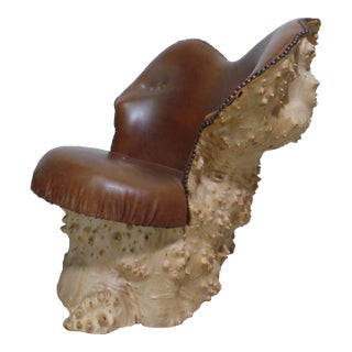 Burl Chair For Sale