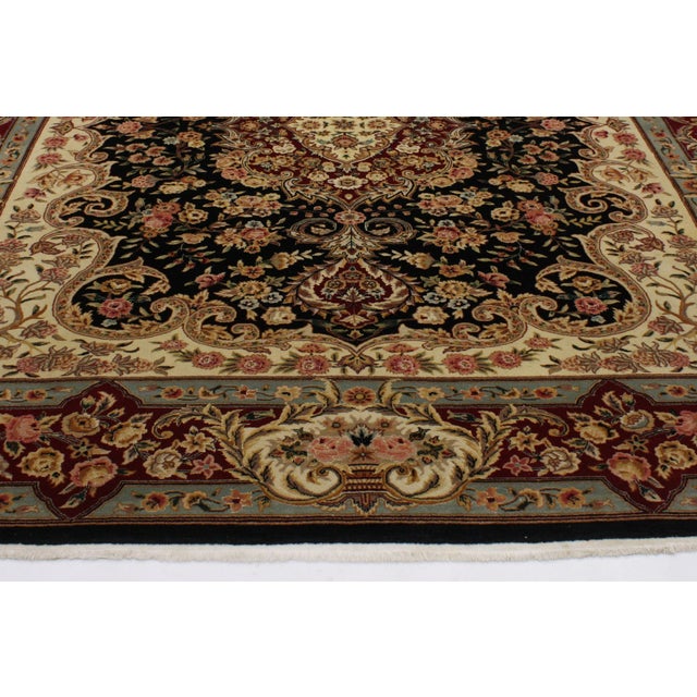 Vintage Chinese Kerman Rug, 07'09 X 09'06 For Sale - Image 4 of 6