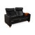 Arion 2-Seater Sofa in Black Leather from Stressless For Sale - Image 4 of 15