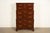 A gorgeous Georgian or Chippendale style seven-drawer triple chest-on-chest highboy dresser or chest of drawers By Harden...