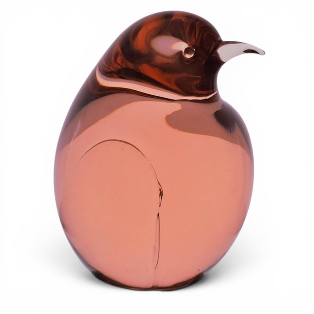 Signed Seguso Vetri d'Arte Murano Art Glass Penguin Sculpture 5" For Sale - Image 9 of 11