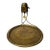 Vintage Brass Turkish Coffee Serving Tray With Carry Handle For Sale