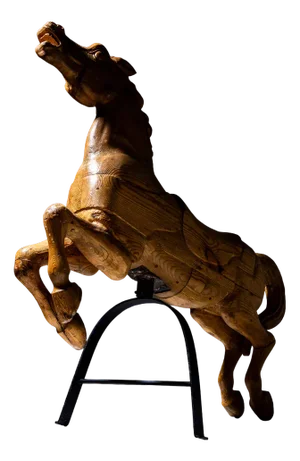 Wooden Merry-Go-Round Horse, Early 20th Century