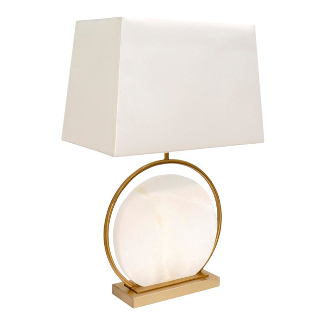 Pasargad Home Orb Marble Table Lamp For Sale