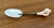 Mid 20th Century Silver-Tone Metal Shell Caviar Spoon For Sale - Image 10 of 12