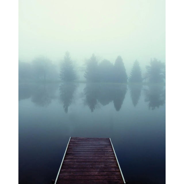 Color Photograph of a Dock on a Lake in Milwaukke