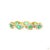 Early 21st Century 3.28 Carat Round Brilliant Cut Diamond Emerald Gold Bracelet For Sale - Image 5 of 9