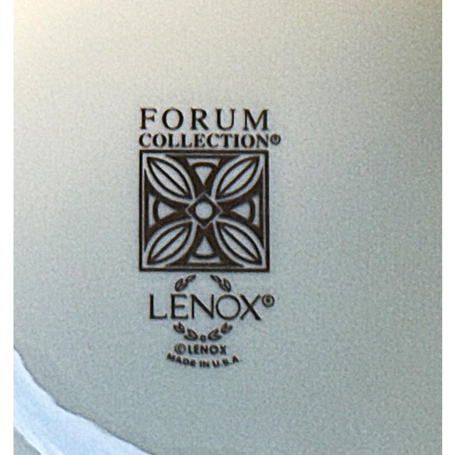 Ivory 1990s Lenox Ivory Pedestal Bowl – Made in the Usa For Sale - Image 8 of 8