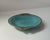 Art Deco Ceramic Dish in Turquoise Green Glaze & Brass from Christian Jensen, 1930s For Sale - Image 4 of 9