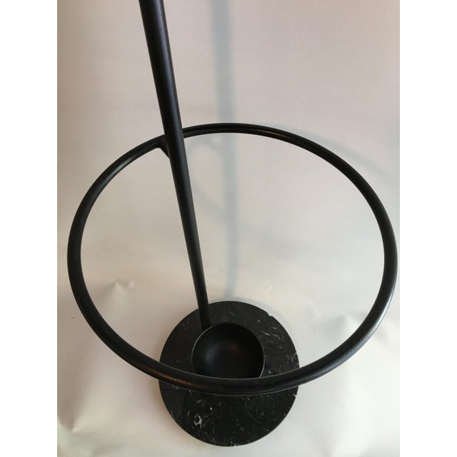 1980s 1980s Black Marble Umbrella Holder by Fly Line For Sale - Image 5 of 11