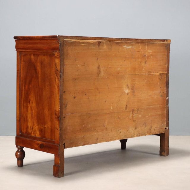 Wood Cappuccino Chest of Drawers in Walnut For Sale - Image 7 of 8