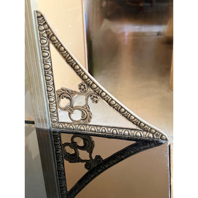 19th Century French Bronze Mirrored Dressing Table or Vanity with Mirror For Sale - Image 14 of 18