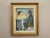 MORNING AT THE WINDOW Size: 21.9 x 18.7 inches (including frame) Oil on board A expressive mid-century interior scene that...