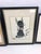 Vintage Mid Century modern Footprints by Fko Framed Wall Art Clown Cat Native - Set of 4 For Sale In Buffalo - Image 6 of 10